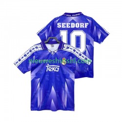 Real Madrid Heren Shirt met Bedrukking SEEDORF 10 1996 1997 Retro Uit Korte Mouw