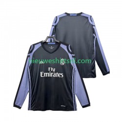 Real Madrid Heren Shirt met Bedrukking 2016 2017 Retro Derde Lange Mouw