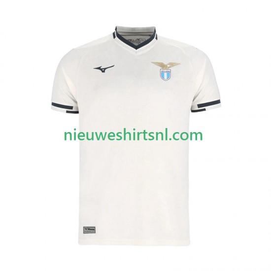 SS Lazio Heren Shirt met Bedrukking Uit 2025-2026 Korte Mouw