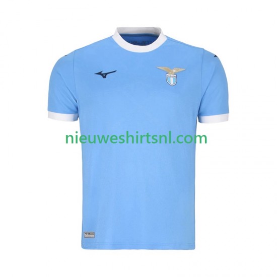 SS Lazio Heren Shirt met Bedrukking Thuis 2025-2026 Korte Mouw