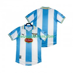 SS Lazio Heren Shirt met Bedrukking 2000 Retro Thuis 1999 Korte Mouw