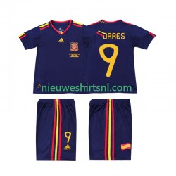 Spanje Kind Shirt met Bedrukking TORRES 9 Retro Uit 2010 Korte Mouw