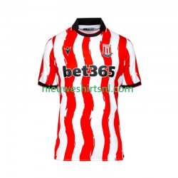 Stoke City Heren Shirt met Bedrukking Thuis 2025-2026 Korte Mouw
