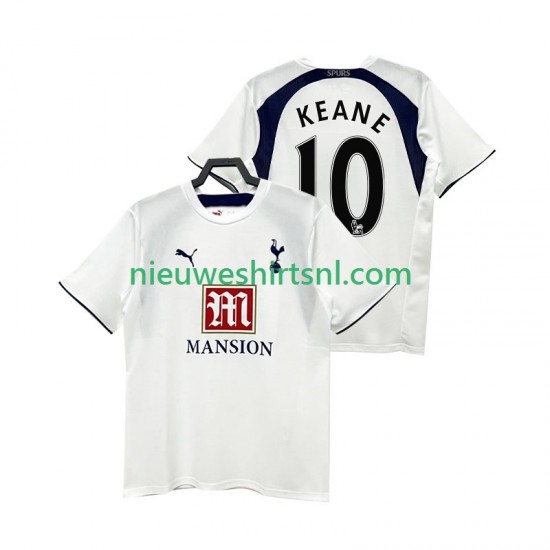Tottenham Hotspur Heren Shirt met Bedrukking Keane 10 2007 Retro Thuis 2006 Korte Mouw