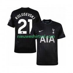 Tottenham Hotspur Heren Shirt met Bedrukking Kulusevski 21 Uit 2025-2026 Korte Mouw