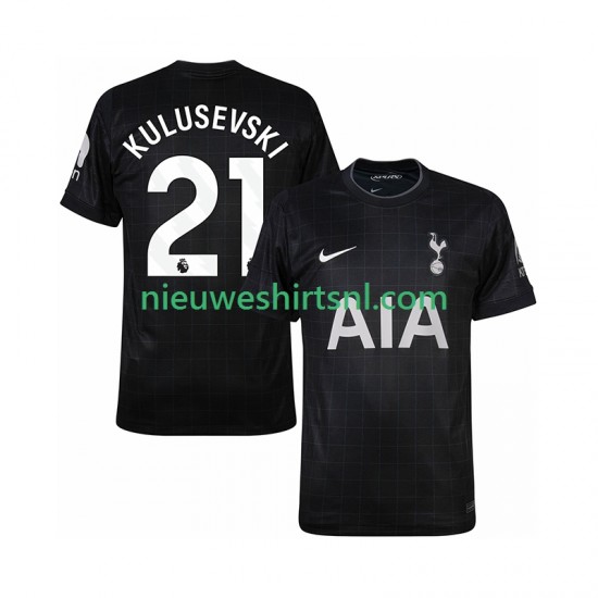 Tottenham Hotspur Heren Shirt met Bedrukking Kulusevski 21 Uit 2025-2026 Korte Mouw