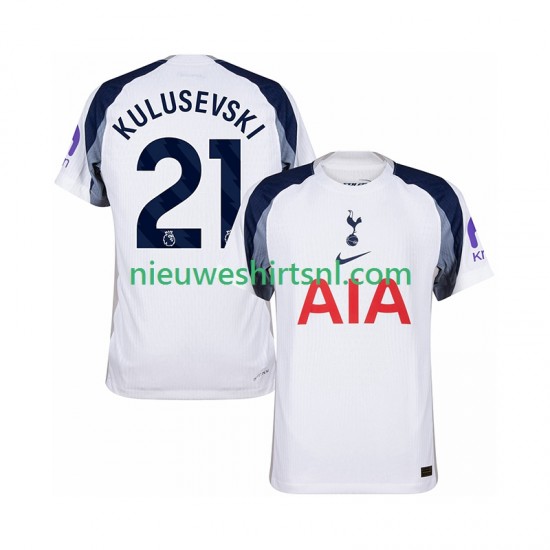 Tottenham Hotspur Heren Shirt met Bedrukking Kulusevski 21 Thuis 2025-2026 Korte Mouw