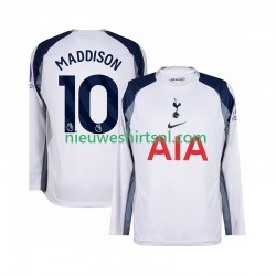Tottenham Hotspur Heren Shirt met Bedrukking Maddison 10 Thuis 2025-2026 Lange Mouw