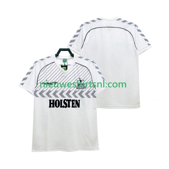Tottenham Hotspur Heren Shirt met Bedrukking 1986 Retro Thuis Korte Mouw