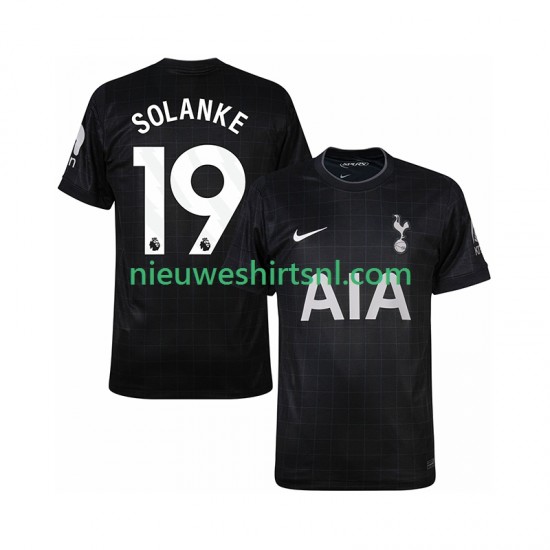 Tottenham Hotspur Heren Shirt met Bedrukking Solanke 19 Uit 2025-2026 Korte Mouw