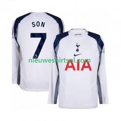 Tottenham Hotspur Heren Shirt met Bedrukking Son Heung-Min 7 Thuis 2025-2026 Lange Mouw