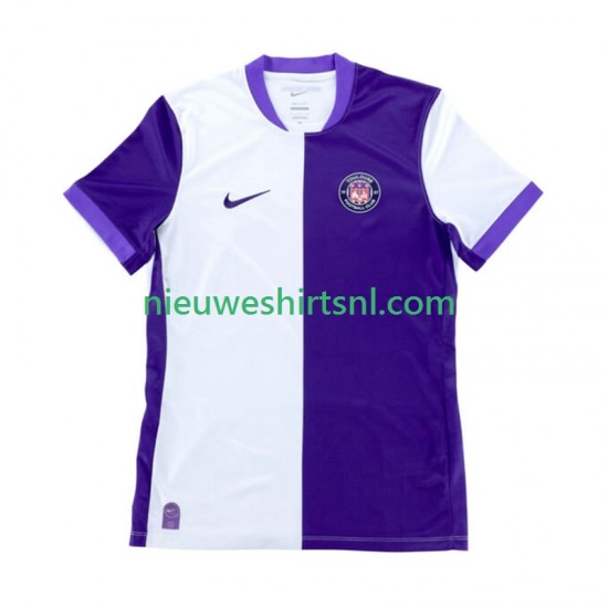 Toulouse FC Heren Shirt met Bedrukking Thuis 2025-2026 Korte Mouw