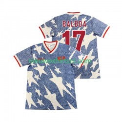 USA Heren Shirt met Bedrukking BALBOA 17 Retro Uit 1994 Korte Mouw