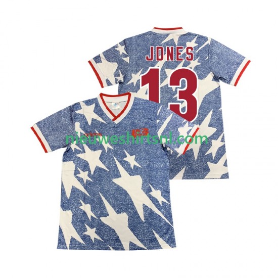 USA Heren Shirt met Bedrukking JDNES 13 Retro Uit 1994 Korte Mouw