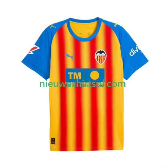 Valencia CF Heren Shirt met Bedrukking Derde 2025-2026 Korte Mouw