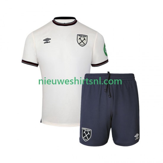 West Ham United Kind Shirt met Bedrukking Uit 2025-2026 Korte Mouw
