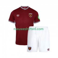 West Ham United Kind Shirt met Bedrukking Thuis 2025-2026 Korte Mouw