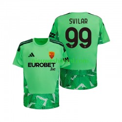 AS Roma Heren Shirt met Bedrukking Doelman Mile Svilar 99 Thuis 2026-2027 Korte Mouw