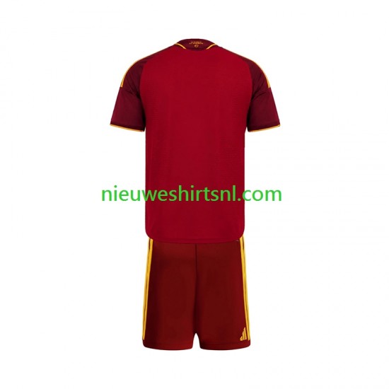 AS Roma Kind Shirt met Bedrukking Thuis 2026-2027 Korte Mouw
