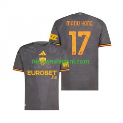 AS Roma Heren Shirt met Bedrukking Manu Kone 17 Derde 2026-2027 Korte Mouw
