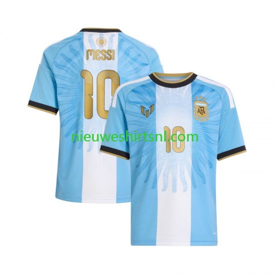 Argentinië Heren Shirt met Bedrukking Lionel Messi 10 Special Thuis 2026-2027 Korte Mouw