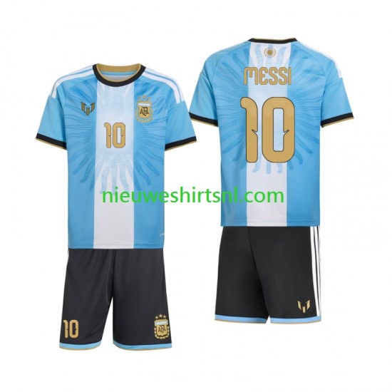 Argentinië Kind Shirt met Bedrukking Lionel Messi 10 Special Thuis 2026-2027 Korte Mouw