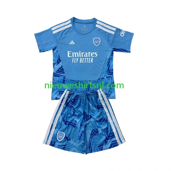 Arsenal Kind Shirt met Bedrukking Doelman Vierde 2026-2027 Korte Mouw
