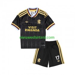 Aston Villa Kind Shirt met Bedrukking Alejandro Garnacho 17 Uit 2026-2027 Korte Mouw