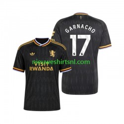 Aston Villa Heren Shirt met Bedrukking Alejandro Garnacho 17 Uit 2026-2027 Korte Mouw