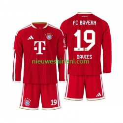 FC Bayern München Kind Shirt met Bedrukking Alphonso Davies 19 Thuis 2026-2027 Lange Mouw