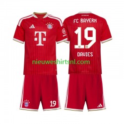FC Bayern München Kind Shirt met Bedrukking Alphonso Davies 19 Thuis 2026-2027 Korte Mouw