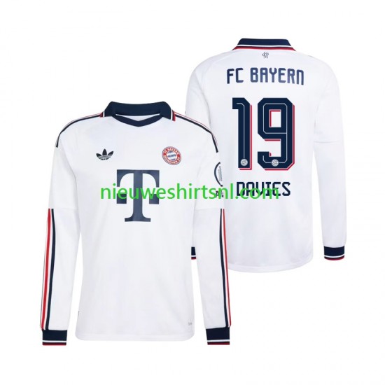 FC Bayern München Heren Shirt met Bedrukking Alphonso Davies 19 Uit 2026-2027 Lange Mouw