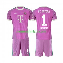 FC Bayern München Kind Shirt met Bedrukking Doelman Manuel Neuer 1 Derde 2026-2027 Korte Mouw