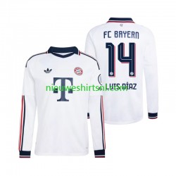 FC Bayern München Heren Shirt met Bedrukking Luis Diaz 14 Uit 2026-2027 Lange Mouw