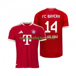 FC Bayern München Heren Shirt met Bedrukking Luis Diaz 14 Thuis 2026-2027 Korte Mouw