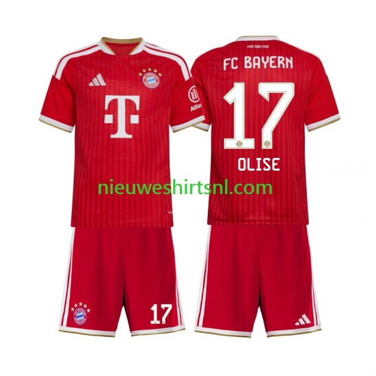 FC Bayern München Kind Shirt met Bedrukking Michael Olise 17 Thuis 2026-2027 Korte Mouw
