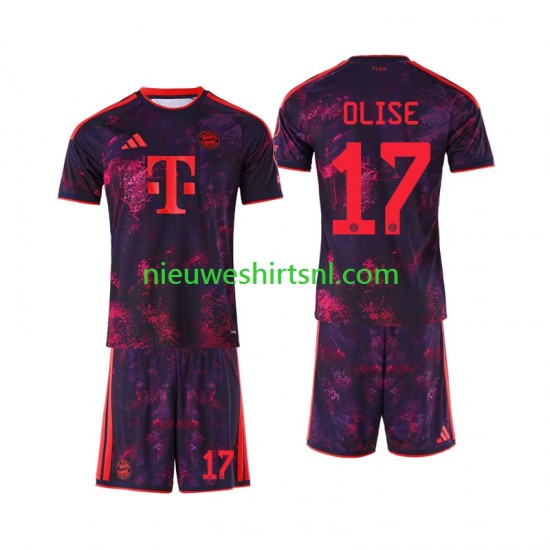 FC Bayern München Kind Shirt met Bedrukking Michael Olise 17 Derde 2026-2027 Korte Mouw