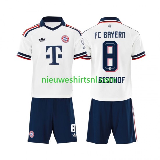 FC Bayern München Kind Shirt met Bedrukking Tom Bischof 8 Uit 2026-2027 Korte Mouw