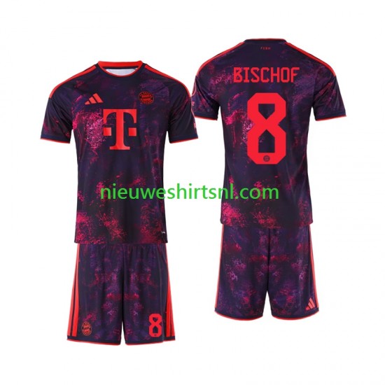 FC Bayern München Kind Shirt met Bedrukking Tom Bischof 8 Derde 2026-2027 Korte Mouw