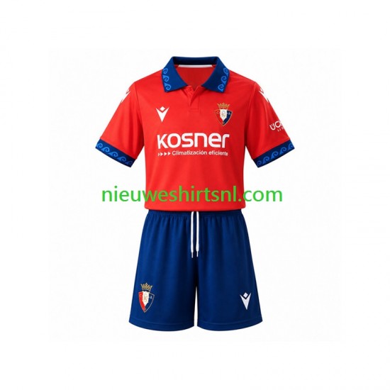 CA Osasuna Kind Shirt met Bedrukking Thuis 2026-2027 Korte Mouw