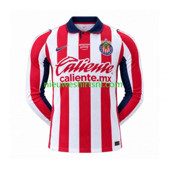 CD Guadalajara Heren Shirt met Bedrukking Thuis 2026-2027 Lange Mouw