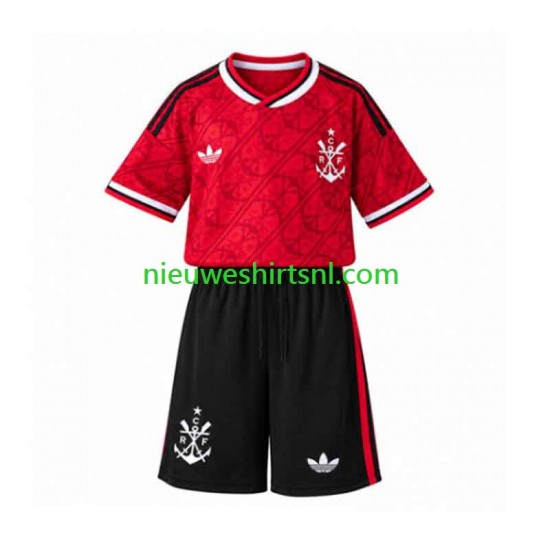CR Flamengo Kind Shirt met Bedrukking Derde 2026-2027 Korte Mouw