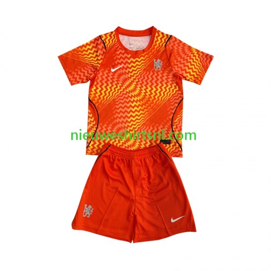 Chelsea Kind Shirt met Bedrukking Doelman Uit 2026-2027 Korte Mouw