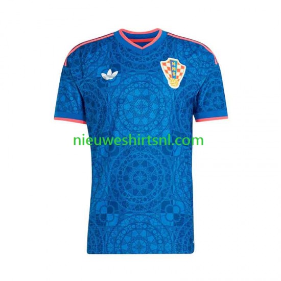 Kroatië Heren Shirt met Bedrukking Uit 2026-2027 Korte Mouw
