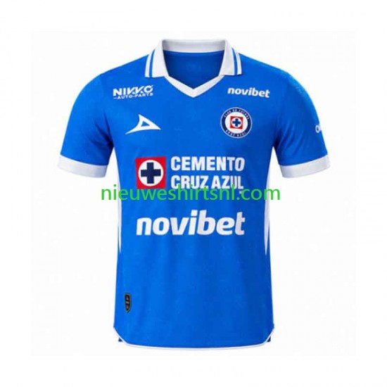 Cruz Azul Heren Shirt met Bedrukking Thuis 2026-2027 Korte Mouw