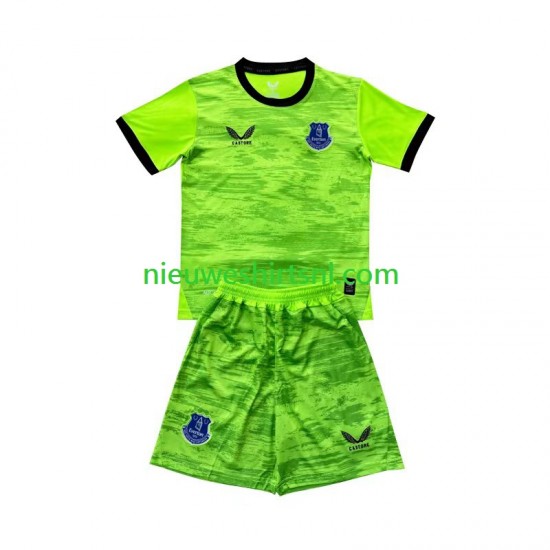 Everton Kind Shirt met Bedrukking Doelman Thuis 2026-2027 Korte Mouw