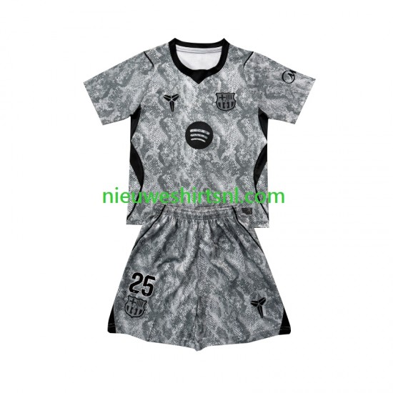 FC Barcelona Kind Shirt met Bedrukking Doelman Dominik Livakovic 25 Uit 2026-2027 Korte Mouw