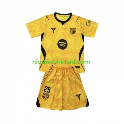 FC Barcelona Kind Shirt met Bedrukking Doelman Dominik Livakovic 25 Vierde 2026-2027 Korte Mouw