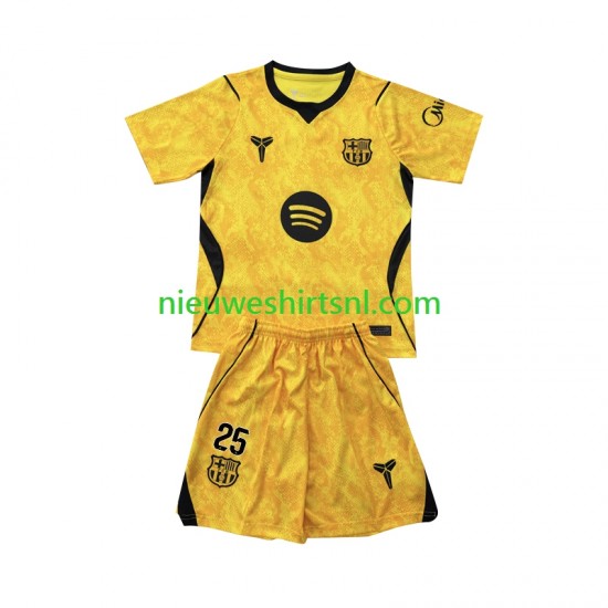 FC Barcelona Kind Shirt met Bedrukking Doelman Dominik Livakovic 25 Vierde 2026-2027 Korte Mouw
