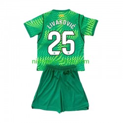 FC Barcelona Kind Shirt met Bedrukking Doelman Dominik Livakovic 25 Thuis 2026-2027 Korte Mouw